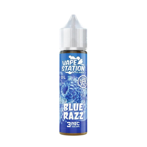 Vape Station Super Cool Blue Razz توت ساقع جدا