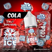 Vape Station Super Ice SaltNic Cola كولا ساقع