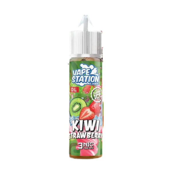 Vape Station Super Cool Kiwi Strawberry كيوي فراولة ساقع جدا