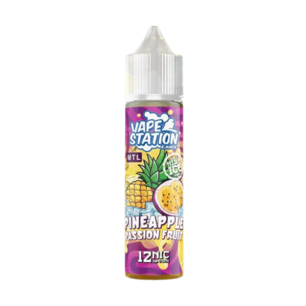 Vape Station Super Cool Pineapple Passion Fruit اناناس باشون فروت ساقع جدا